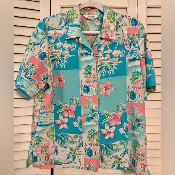 Vintage Alia Women’s Hawaiian Shirt - Picture 1 of 3